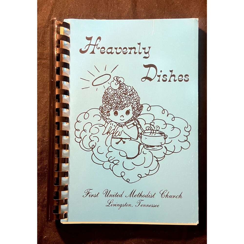 First united Methodist TN Vintage Community Church Spiral Bound Cookbook Recipes
